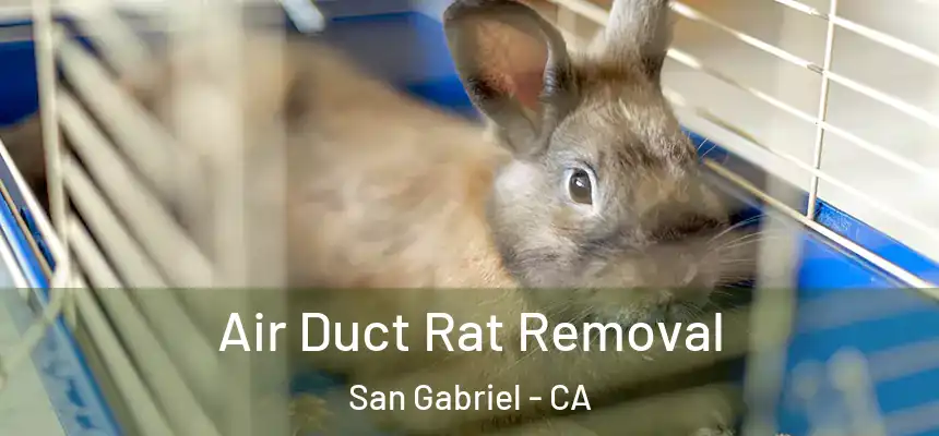  Air Duct Rat Removal San Gabriel - CA